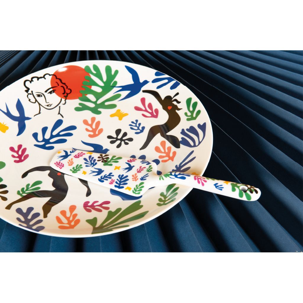 Plat à tarte avec pelle Esprit Matisse - Visuel 1